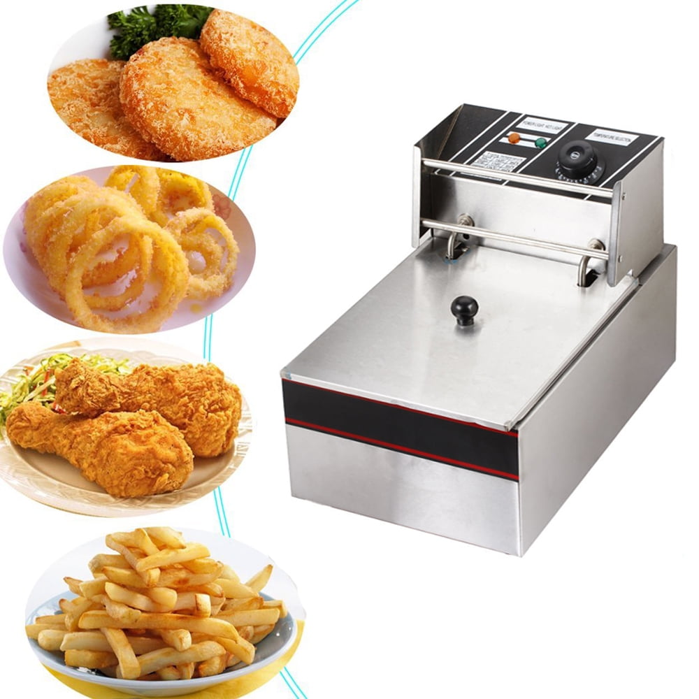 Zimtown Electric Deep Fryer Tank 2500W 6L Liter French Fry Fryer