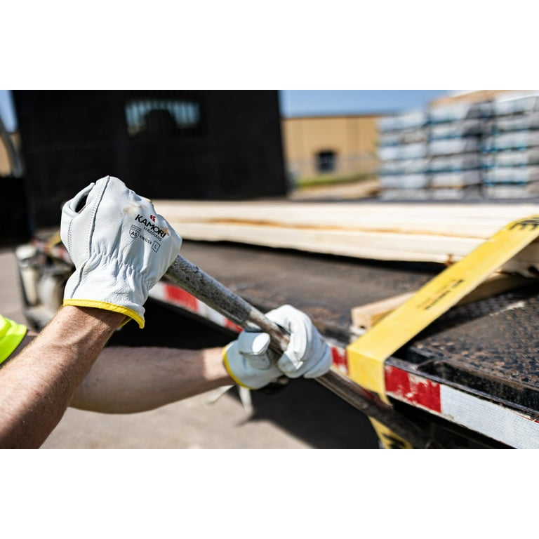 Leather Work Gloves Radians KAMORI Cut-Resistant Work Gloves A6