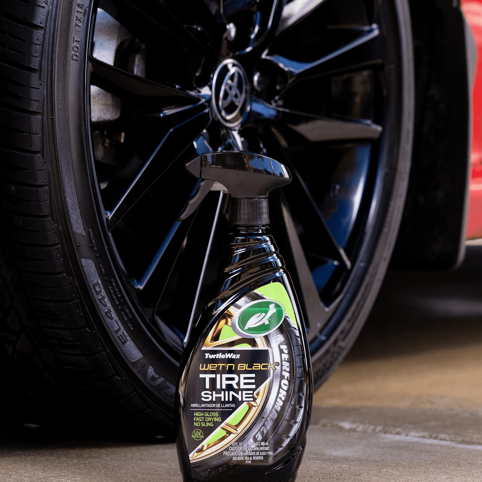 Turtle Wax Wet’n Black Tire Shine, 16 fl. oz.