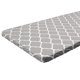 thumbnail image 1 of Mantel ajustable de vinilo para mesa rectangular de 6 pies, diseño marroquí gris, cubierta de mesa elástica impermeable con forro de franela, se adapta a mesa plegable de 30 "x 72" para picnics al air, 1 of 1