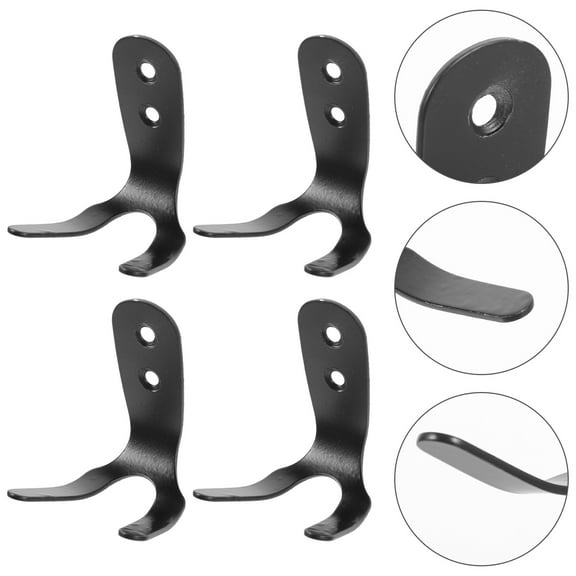 4Pcs Pool Hangers Swimming Pool Hooks Metal Storage Hooks Pool Hooks for Poles Pool Supplies