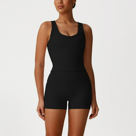 Top-kevin Yoga Suit Two-Piece Top, Sports Vest, Beautiful Back, Seamless High Waist Peach Hip Sports Shorts, Suitable for Outdoor Sports, Fitness, Yoga, Pilates, Fast Drying, Sweat Absorbing