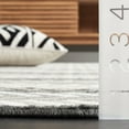 thumbnail image 5 of SAFAVIEH Pyramid Vaughn Striped Area Rug, Gray/Ivory Black, 5'3" x 7'8", 5 of 8