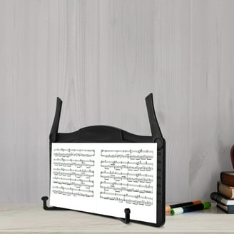 Support De Partitions Réglable – Porte-Livre De Musique Mains Libres – Idéal Piano, Clavier, Cours – En Alliage Léger