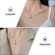 thumbnail image 4 of 1pc Mujer Tulipán Colgante Collar Cadena de clavícula Collar de temperamento simple, 4 of 5