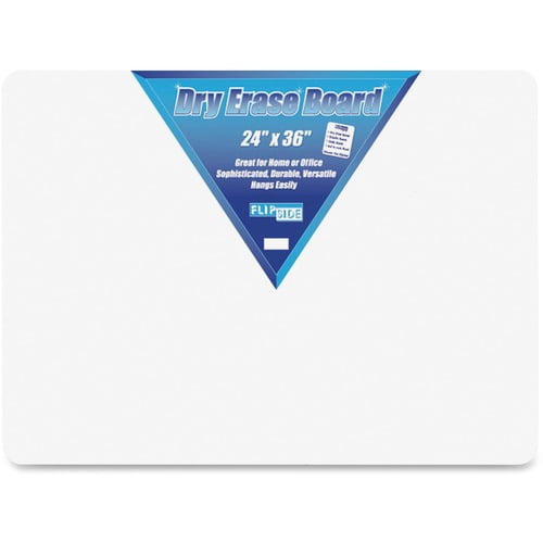 Flipside Products White Surface, Rectangle, Whiteboards, 24" x 36"