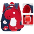 thumbnail image 2 of Greatop New Children School Bags 3d Dinosaur Cartoon Kids Bag Cute Toddler School Boys Mochila Kindergarten Mochila Infantil CC-Blue-L, 2 of 3