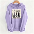 thumbnail image 4 of Molidfa Womens Retro Ghost Hoodie Pumpkin Patch Graphic Oversized Pullover Sweatshirt, 4 of 5