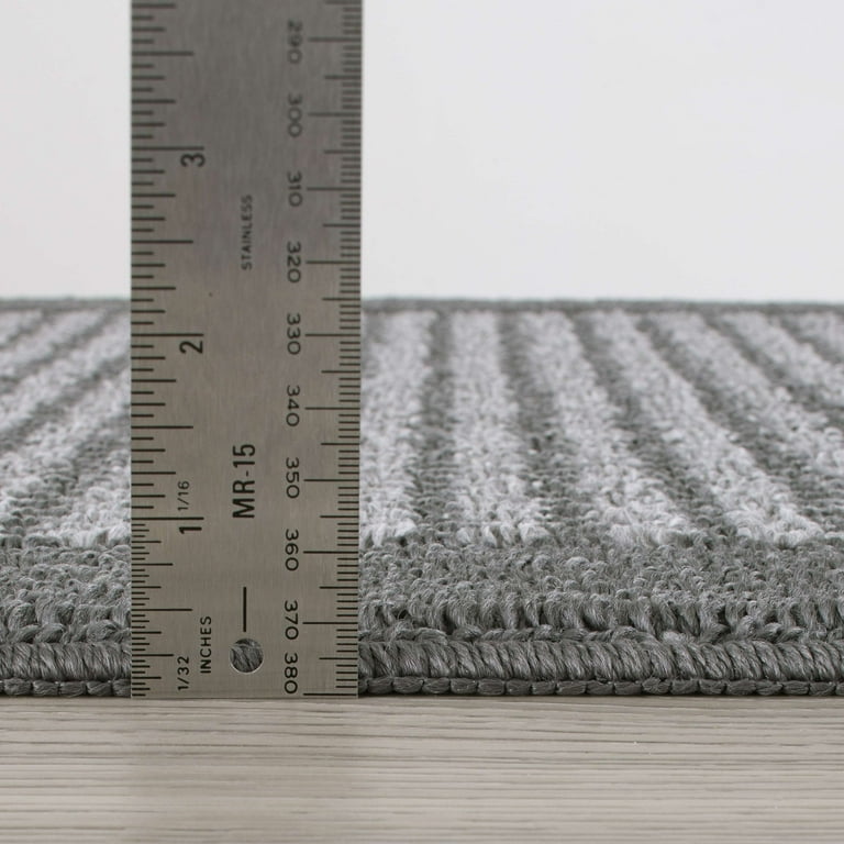 Free Shipping! Mainstays Indoor Area Rug, 5' x 7', Gray Border