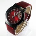 thumbnail image 1 of Transemion Montre-Bracelet pour Femmes Robe Montre Horloge Montre en Cuir Filles Cristal Montre Ronde Rouge, 1 of 6