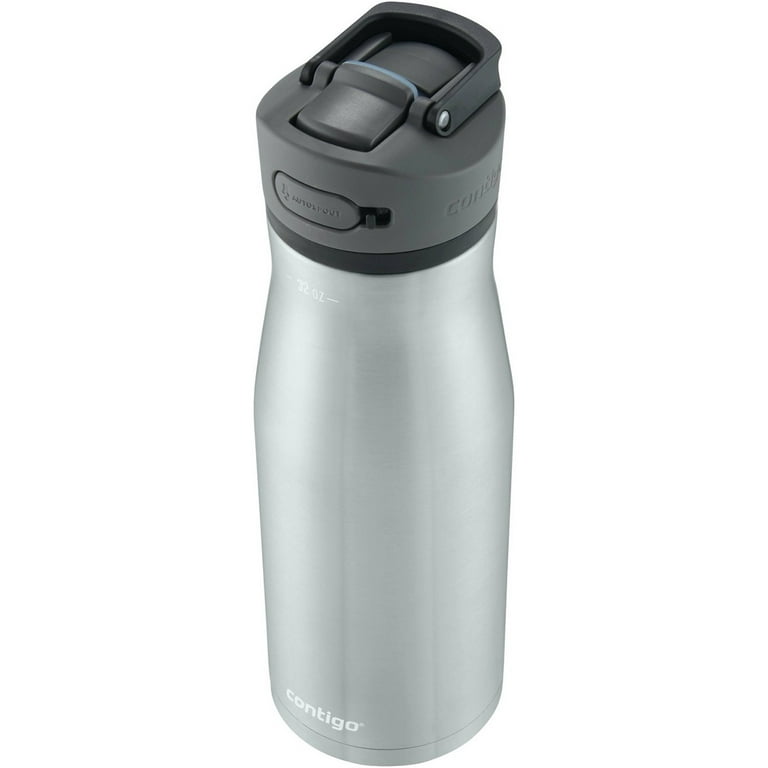 Contigo Cortland Spill-Proof Water Bottle, BPA-Free Plastic Water Bottle  with Leak-Proof Lid and Carry Handle, Dishwasher Safe, 40oz, Licorice 