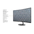 thumbnail image 4 of AOC CU32V3 32" Super-Curved 4K UHD monitor, 1500R Curved VA, 4ms, 121% sRGB Coverage / 90% DCI-P3, HDMI 2.0/DisplayPort, VESA, Black, 4 of 5