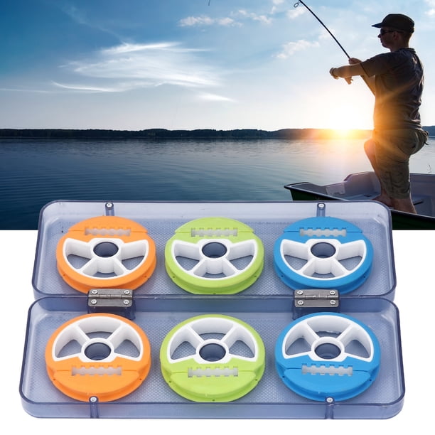 Soportes Para Almacenamiento De Líneas De Pesca, 6 Piezas De Forro De Esponja, Caja De Carretes De Espuma De Pesca, Reutilizable, Portátil Para Líneas De Pesca Para Cables De