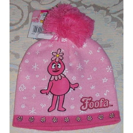 Beanie Cap - Yo Gabba Gabba - Foofa Medley Pink Anime Hat Licensed etyg6018