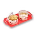 thumbnail image 1 of oliveware Blossom Dry Fruit Container Tray with Airtight Lid, BPA Free, For Snacks & Dry Fruits, 2 Containers (350ml) each - Red, 1 of 1