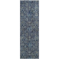 Couristan Winslet Area Rug, Navy/Sapphire ,Runner, 2'7" x 7'10"
