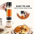 thumbnail image 2 of Dispensador de sirope de café Aelga, vidrio de 360 ml con mango, negro, paquete de 2, 2 of 6