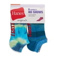 thumbnail image 2 of Hanes Originals Women's No Show Socks, Moisture Wicking, 6-Pair Pack, 2 of 6