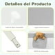 thumbnail image 5 of Costway Riel de Cama para Niños Barandilla de Seguridad para Cama con Bolsillo Lateral y Altura Ajustable 72,5-101,5 cm, 5 of 10