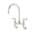thumbnail image 4 of Perrin and Rowe Double Handle Bridge Kitchen Faucet, English Bronze, 4 of 7