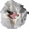 thumbnail image 2 of Sahpxhe 2-In-1 Drawstring Bath Sponge,Exfoliating Washcloth Portable Shower Loofah,Include 1 Hook(Random Color）For Face and Body Cleansing,6.8X6.8in Beige, 2 of 5