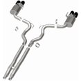 thumbnail image 3 of Magnaflow Performance Exhaust System Kit 19643 Competition Series Cat-Back System; Stainless Steel; With Dual Chambered Mufflers; 3 Inch Pipe Diameter; Dual Exhaust With Quad Exit; Split Rear Exit, 3 of 5