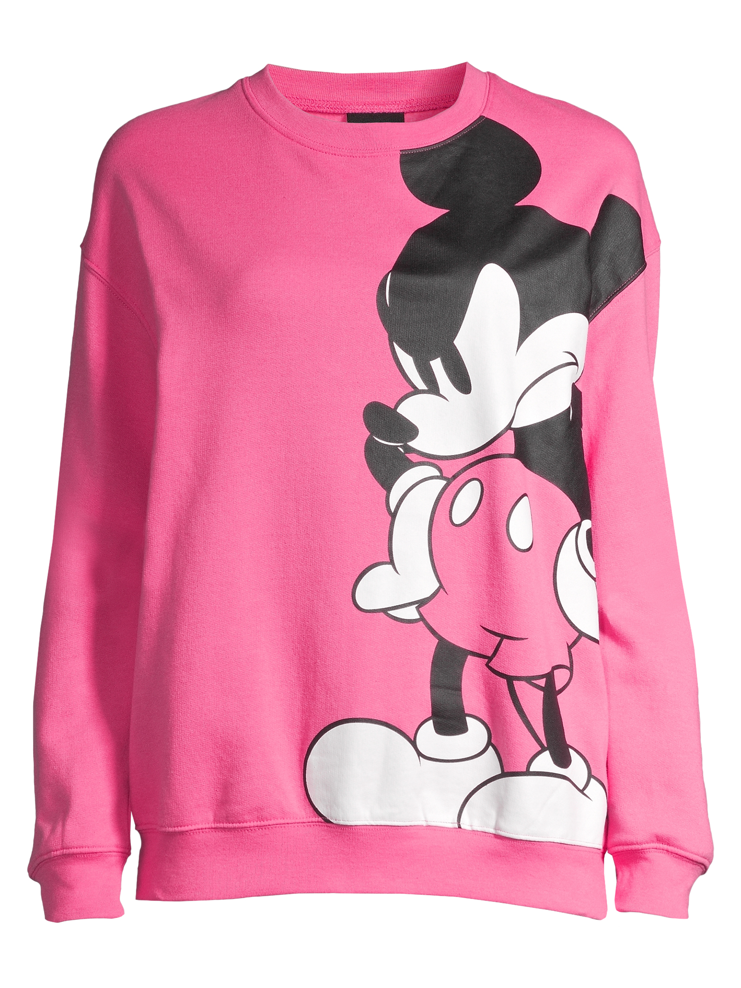 Pink Girls & Teens Girl Disney Mickey Mouse Regular Fit Crew Neck  Sweatshirt 2750726