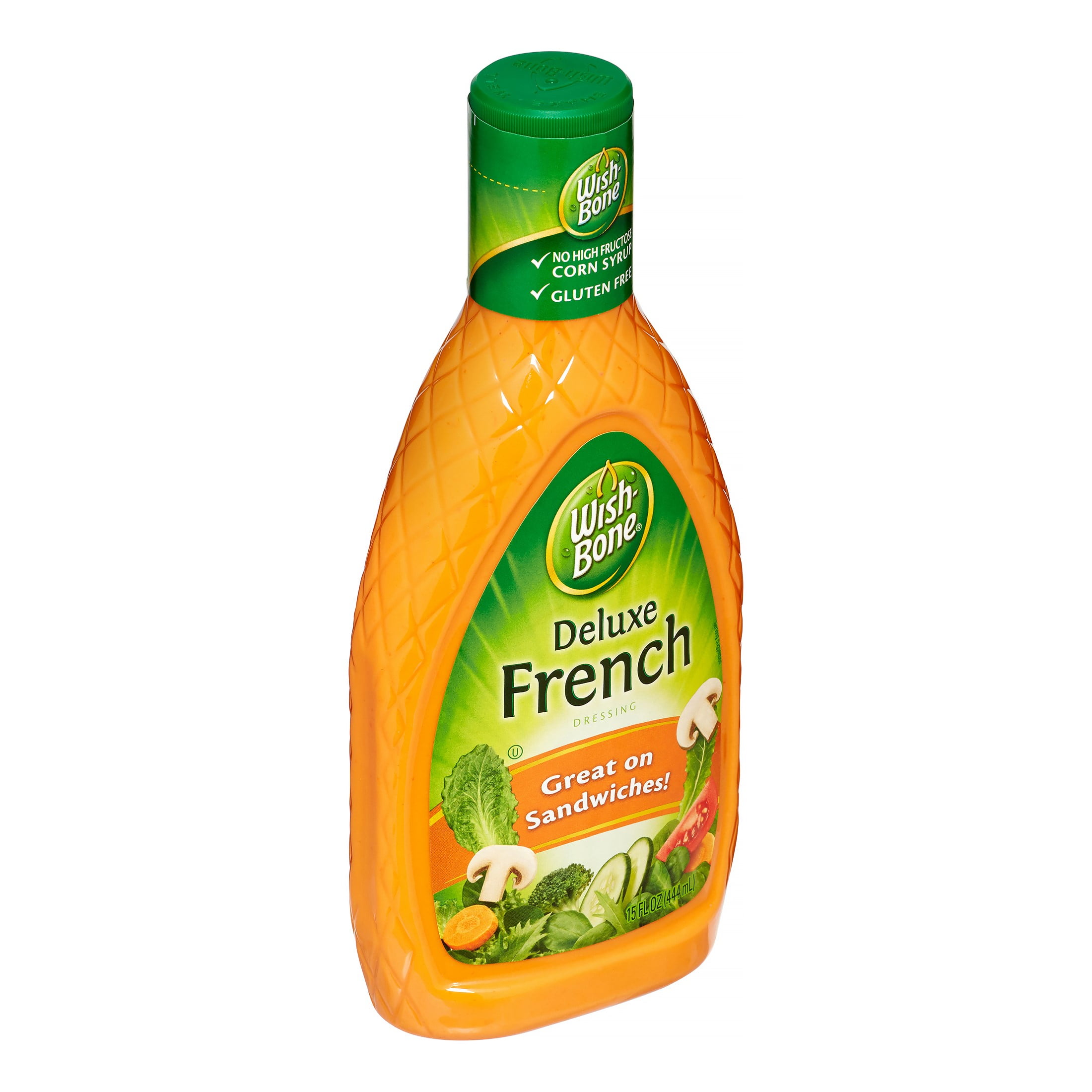 WishBone Salad Dressing, Deluxe French, 15 Fl Oz