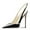Black, variant on FSJ Women Classic Sparkling Rhinestone Pointed Closed Toe Slingback Slip On Stilettos High Heels Pumps Buckle Wedding Dressy Shoes Size 8 Yellow