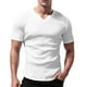 thumbnail image 2 of pstuiky Mangas cortas para hombre, Camiseta deportiva informal de manga corta con cuello en V para hombre camisas casuales para hombre l, 2 of 6