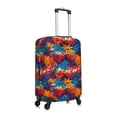 thumbnail image 3 of Xecao Colorful Hawaii Palms print Elastic Luggage Cover, with double-sided print , is perfect for travel, business, and daily use, 3 of 9