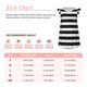 thumbnail image 3 of Fotbe Black And White Stripes Vestido de Dormir para Niñas de 3 a 10 Años, Mangas Cortas, Estilo Princesa, Pijama Camisón con Mangas Voladas-X-Large, 3 of 6