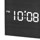thumbnail image 3 of Reloj Mesa LED Control Voz Despertador Digital para Del (negro), 3 of 6