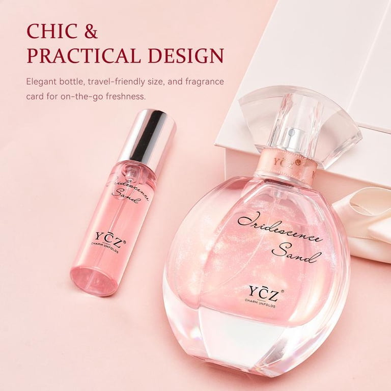YCZ Golden Sands Women's Perfume Gift Set,3-Piece(50ml Full-Size+