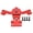 Red, variant on YAHHU Premium Aluminum Alloy Steering Assembly Bell Crank Replacement Part for 1/10 RC Car Black 3.6x2.7x0.9 inches / 92x68x22 mm High Durability Hardware Upgrade Kit