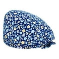 thumbnail image 1 of Gourd Caps Nurse Durability Pure Clothing Widely-used Assorted Color Button Professional Assorted Colors Tie Back Work Uniform Operating Hats L03, 1 of 7