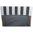 thumbnail image 2 of czcpp-Stripe Beach Lounge Chair Towel with Fitted Top Pocket, 26x82, Gray, 2 of 4