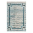 thumbnail image 2 of Unique Loom Oasis Collection Area Rug - Fountain (4' x 6' Rectangle Blue/Ivory), 2 of 6