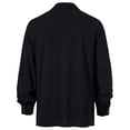 thumbnail image 5 of Men's Casual Solid Color Pullover Long Sleeve Stand Collar Shirt, 5 of 6