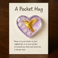 thumbnail image 4 of Pocket Hug Heart Shaped Flower Keepsake Relationship For / Sympathy For Loved Ones, 4 of 4