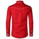 thumbnail image 3 of pstuiky Camisas de vestir de manga corta para hombre, Blusa básica de manga corta con cuello redondo y mangas cortas para hombre camisas casuales para hombre m, 3 of 3