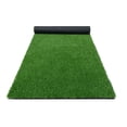 thumbnail image 3 of Césped de césped artificial, tapete de césped sintético realista de 0.8 pulgadas, paisaje de césped de jardín para interiores y exteriores para mascotas, alfombra de césped falso con orifici, 3 of 5