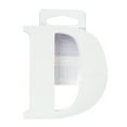 thumbnail image 4 of Cousin DIY 3" White Wood Letter "D", 4 of 8