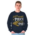 thumbnail image 5 of Piece of Pie Pizza Slice Geek Nerd Sweatshirt for Men or Women Brisco Brands S, 5 of 6
