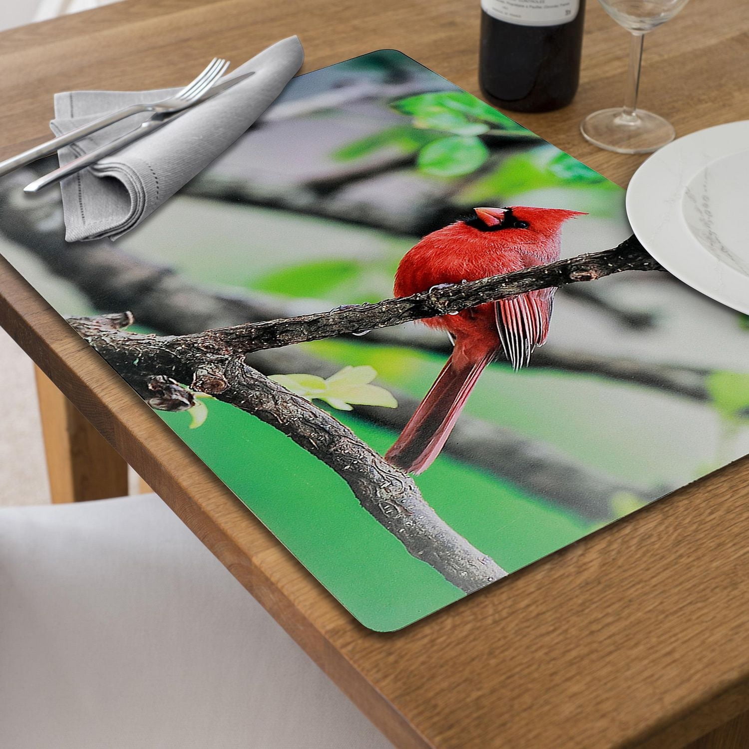 Placemat En Plastique Cardinal 12 X 18 - Ensemble De 12
