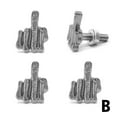 thumbnail image 1 of Plaque d'Immatriculation Universelle pour Doigt Vis Plaque d'Immatriculation de Moto Joint Fixe Plaque d'Immatriculation Couverture Décorative Vis d'Immatriculation Joint Fixe, 1 of 8