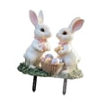 thumbnail image 4 of Rabbits de jardín de Pascua de estaca de letrero de patio de animales 2d adorno, decoración decorativa, decoración de Pascua, impermeable para la, 4 of 8
