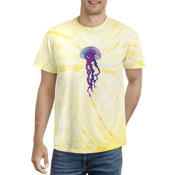 Purple Elegant Medusa Art Tie Dye Cyclone Men -Smartprints Designs, Male XX-Large