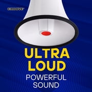 Croove Rechargeable Megaphone Bullhorn Speaker, 30-Watt, 1000 Yard Range