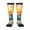 2 Black-1, variant on Xecao Colorful Fishing Boats Print Compression Socks for Both Men And Women for Running, Travel, Flight, Nurse